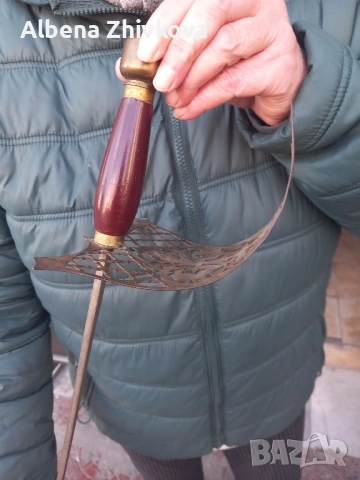 декоративна стара рапира , снимка 3 - Антикварни и старинни предмети - 52073099