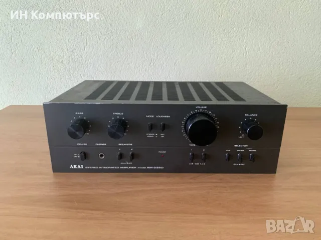 Продавам стерео усилвател Akai AM-2250, снимка 1 - Ресийвъри, усилватели, смесителни пултове - 49554057