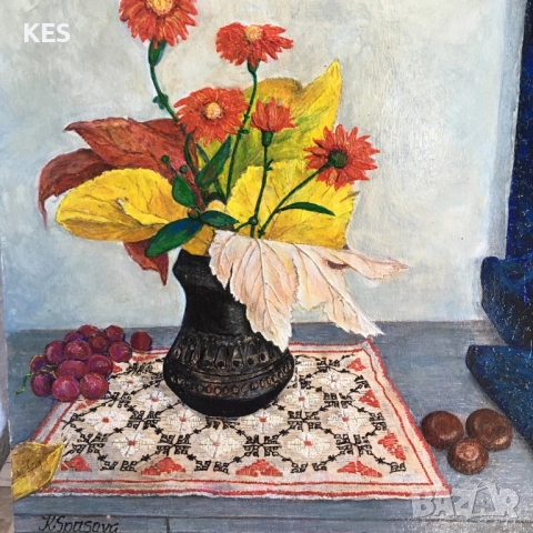 Кестени и есенни листа 