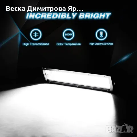 Лед бар, специално разработен против прегряване – 72 вата LED BAR4, снимка 4 - Аксесоари и консумативи - 49970234