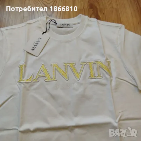 Тениска LANVIN, снимка 2 - Тениски - 46595921