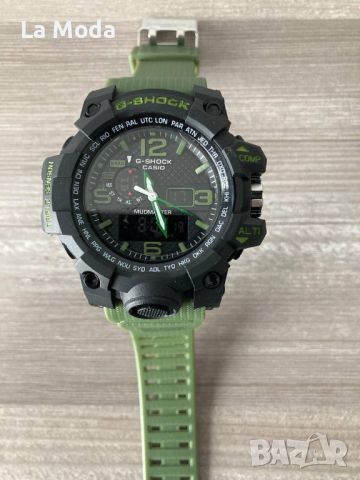 Мъжки часовник Casio G- Shock зелен реплика, снимка 2 - Мъжки - 45887323