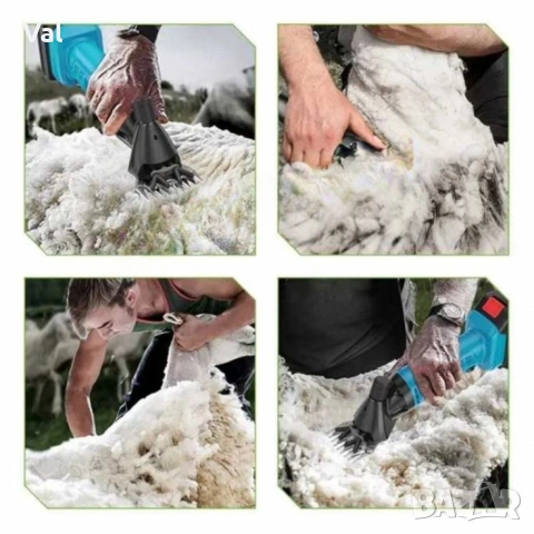 Акумулаторна машинка за подстригване на животни KraftRoyal 36V, 8.0Ah, с 2 батерии, снимка 3 - За селскостопански - 53667249