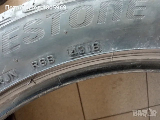 1бр. зимна гума 235/45/19 Bridgestone, снимка 6 - Гуми и джанти - 46933621