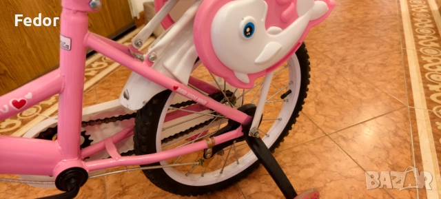 Велосипед - Колела 18" за момичета 5-9 години, снимка 4 - Детски велосипеди, триколки и коли - 51996267