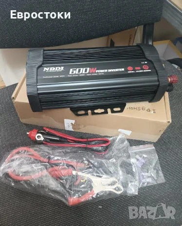 Инвертор NDDI POWER 600 W преобразувател на напрежение 12 V към 230 V, снимка 10 - Аксесоари и консумативи - 50621327