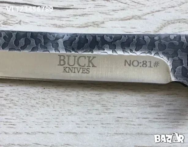 Ловен нож BUCK KNIVES 81, 5CR13Моv, 175x300 mm, снимка 4 - Ножове - 54008990