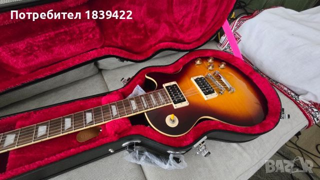 Китара Les Paul-Epiphone , снимка 3 - Китари - 46188704