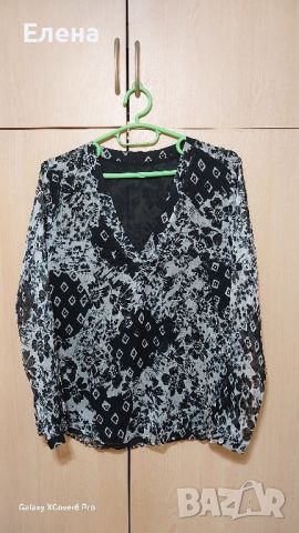 блуза  Massimo Dutti. от 100% китайска коприна. размер М., снимка 2 - Ризи - 46418626