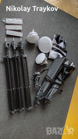 Професионален комплект осветление за фотостудио CineGEN, снимка 3 - Светкавици, студийно осветление - 52913488