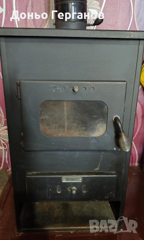 продавам камина Bultron 9kw със кюнците и подовата ламарина 