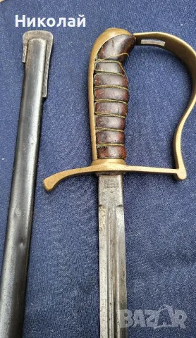 Швеция подофицерска сабя модел 1899г., снимка 4 - Антикварни и старинни предмети - 50305093