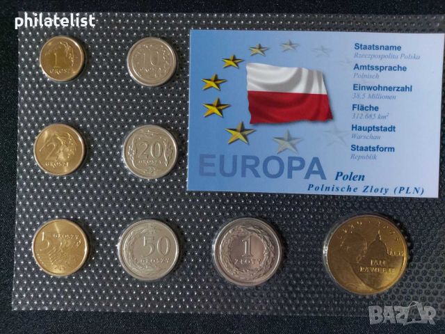Комплектен сет - Полша 2005 - 2012 , 8 монети, снимка 2 - Нумизматика и бонистика - 45120027