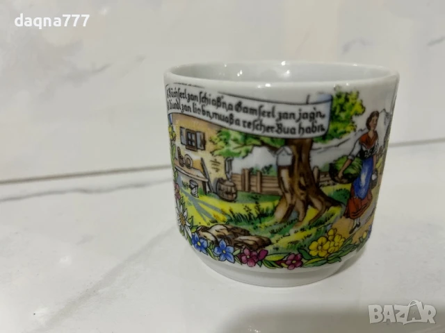 Ретро порцеланова чаша, печат, Bavaria., снимка 10 - Антикварни и старинни предмети - 51122245