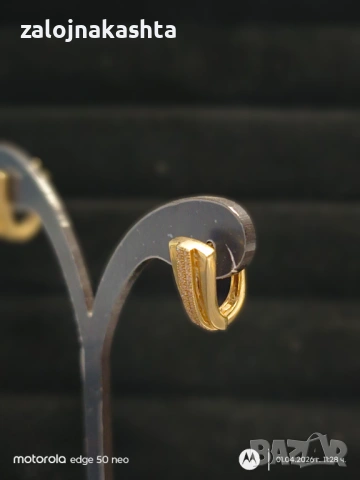 ЗЛАТНИ ОБЕЦИ 3,27ГР 14К, снимка 3 - Обеци - 54050981