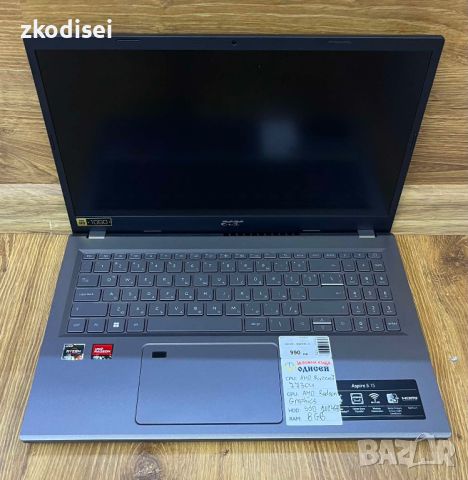 Лаптоп Acer - Aspire 5, снимка 2 - Лаптопи за работа - 46771597