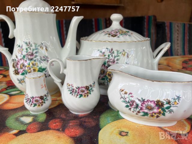 Чайник порцелан КИТКА, снимка 11 - Антикварни и старинни предмети - 45991032