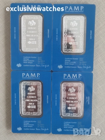 1 тройунция 999 чисто сребро PAMP Звездата на Давид, снимка 12 - Нумизматика и бонистика - 52800438