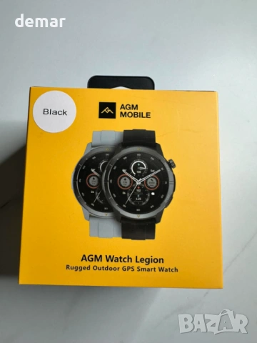 Здрав смарт часовник AGM с Bluetooth разговори, 1.43-инчов AMOLED дисплей, снимка 2 - Смарт часовници - 53825775