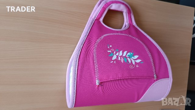 детска модна обемна розова чанта  несесер, снимка 1 - Чанти - 44991517