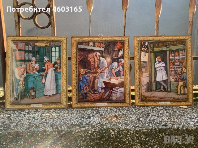 лот метални табели картини 