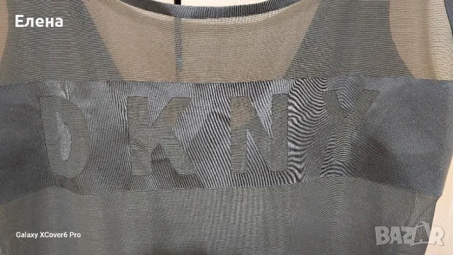 Красиво боди на марката DKNY. размер M/L. Зелен цвят. , снимка 9 - Потници - 47068299