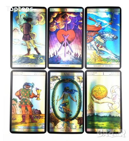 Таро: Radiant Wise Spirit & Tarot of the New Vision & RWS Tarot Deck, снимка 5 - Карти за игра - 45388467