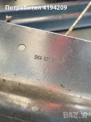 Vw golf 6 лява врата , снимка 2 - Части - 51788829