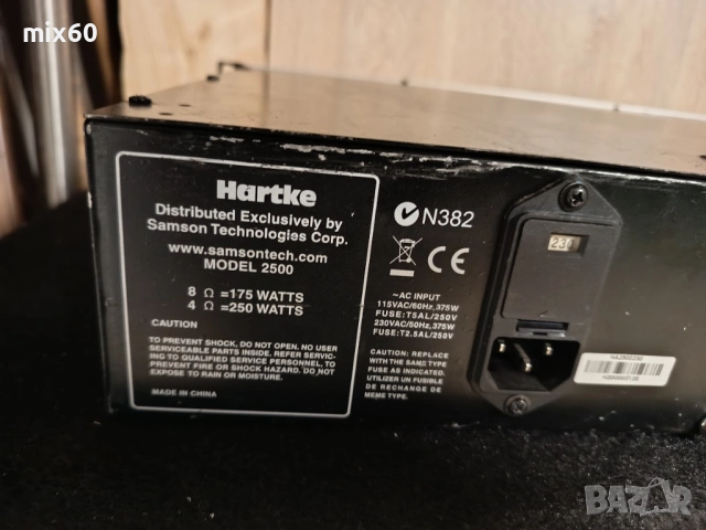 Продавам бас апаратура HARTKE 4X10 - 250 W, снимка 2 - Аудиосистеми - 52955697