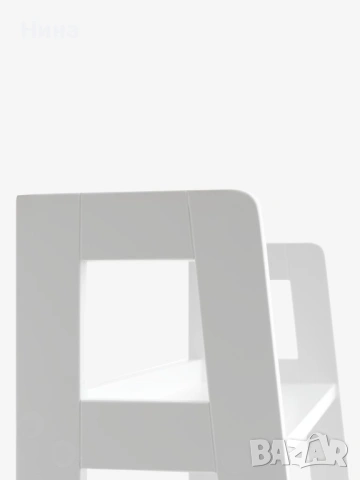 Етажерка HERNING 5 рафта бяла, снимка 3 - Етажерки - 53590891