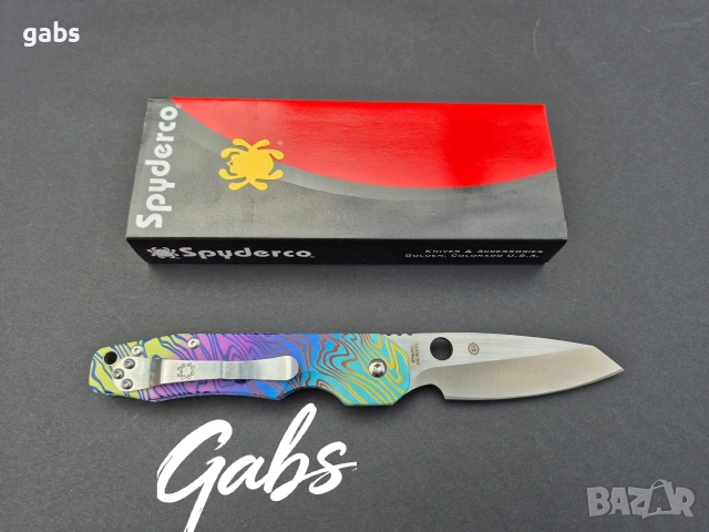 Сгъваем нож Spyderco C240 Smock, снимка 3 - Ножове - 53476640