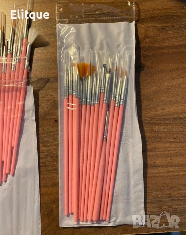 Комплект от 15 броя четки за маникюр и педикюр ZJY53, снимка 3 - Продукти за маникюр - 53396758