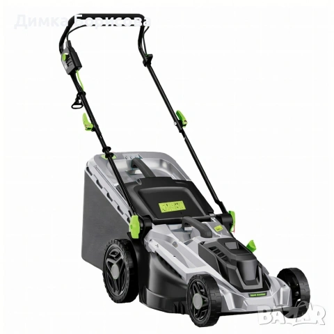 Мощна електрическа косачка за трева 2400W – 50 литра кош и 5 степени на косене