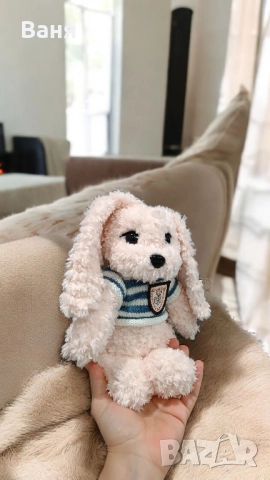 Ръчно плетено зайче