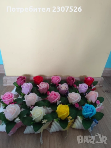 Цветя , снимка 2 - Декорация за дома - 53497443