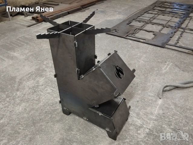 Ракетна печка - сглобяема, снимка 3 - Барбекюта - 54093256