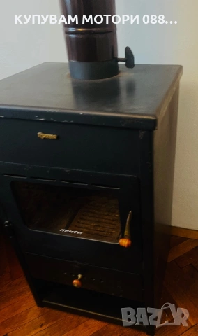 Камина Прити К12+Кюнци, снимка 3 - Отоплителни печки - 53979849