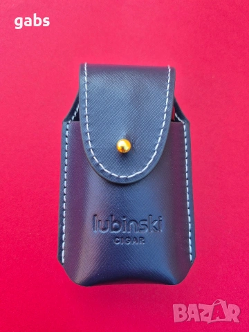 Луксозен комплект lubinski,запалка за пури с калъф, снимка 4 - Запалки - 49902648