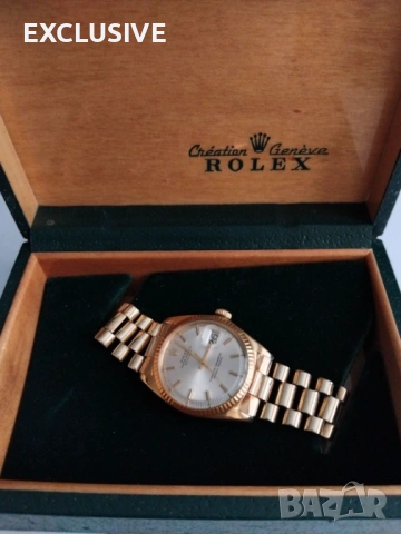 Rolex Datejust 18k solid gold  / Ролекс 18к златен каса и верижка/