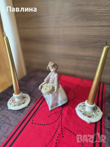 Порцеланови свещници , снимка 2 - Декорация за дома - 51945573