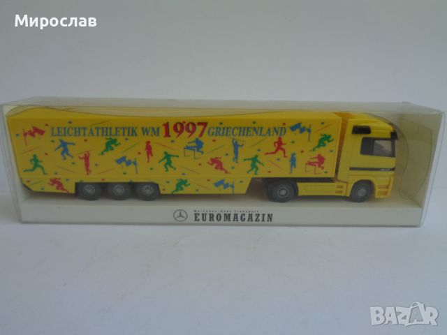 WIKING 1:87 H0 MERCEDES BENZ ACTROS КАМИОН КОЛИЧКА МОДЕЛ, снимка 1 - Колекции - 46490778