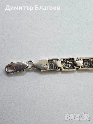 Сребърна гривна 925 , снимка 3 - Гривни - 53594174