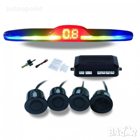 Парктроник  с LED slim дисплей 4 датчика