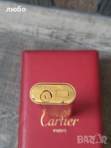 Запалка CARTIER във 20 м Златно Покритие Обслужена  Пали 100 от 100 Перфектната , снимка 10 - Антикварни и старинни предмети - 46065465