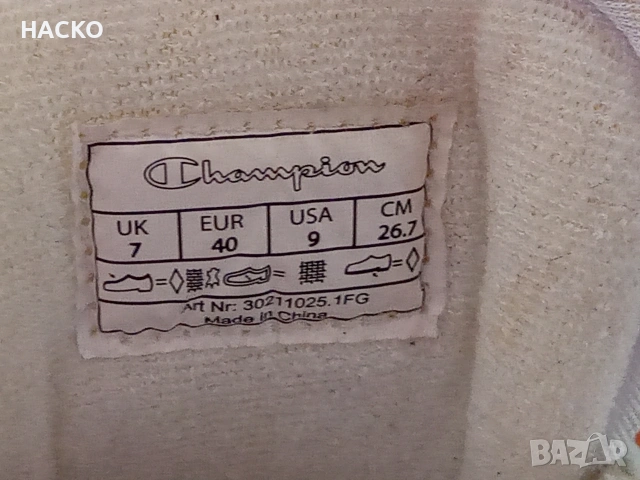 Champion Low Cut Shoe Ld Mesa Номер 40 Стелка 26.7 см. 100% Оригинални Внос от Англия, снимка 10 - Маратонки - 54219663