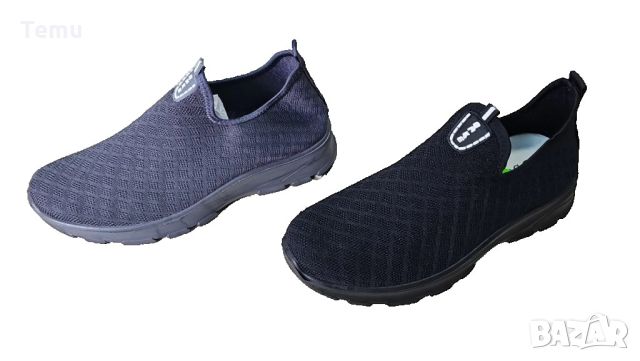 Леки и удобни мъжки мрежести обувки без връзки, снимка 3 - Маратонки - 46106550