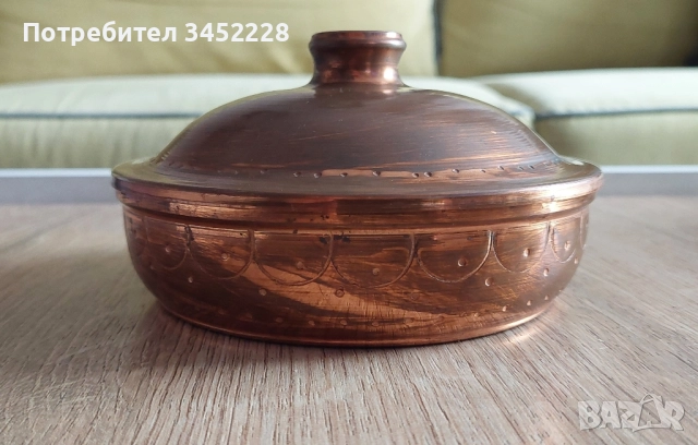 кутийка медна ретро за ценители , снимка 2 - Декорация за дома - 51627574