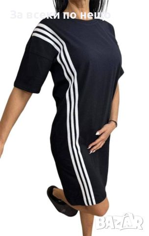 Дамска черна спортна рокля Adidas Код B30, снимка 3 - Рокли - 46066607