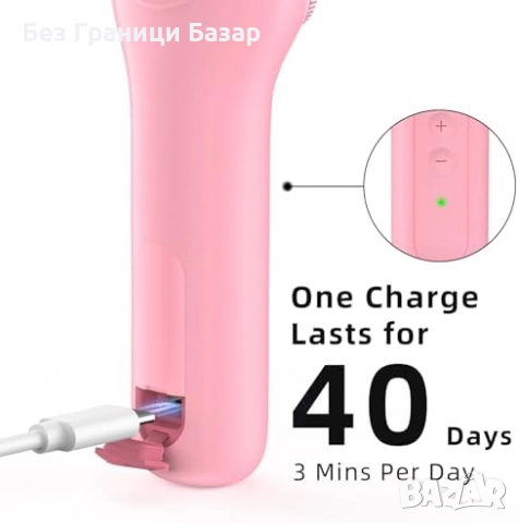 Нова Силиконова четка за лице с 3 режима и дълбоко почистване на пори , снимка 6 - Други - 51942014