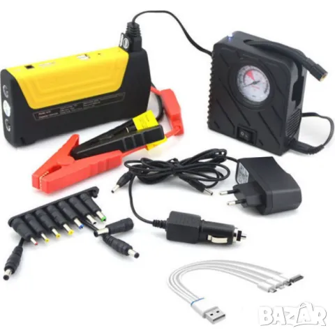 Външна батерия стартер автомобил джъмп car jump starter power bank, снимка 2 - Аксесоари и консумативи - 47416039